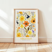 Arkansas Flower Poster