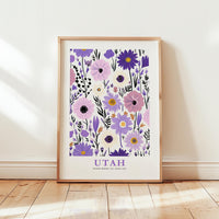 Utah Flower Poster