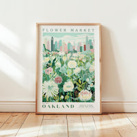 Oakland Flower Market Poster