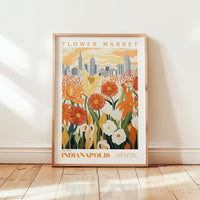 Indianapolis Flower Market Poster