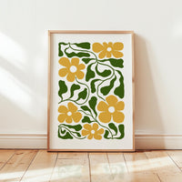 Abstract Flower Poster - Poster - Flower Poster