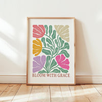 Abstract Flower Poster - Poster - Flower Poster