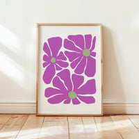 Abstract Flower Poster - Poster - Flower Poster