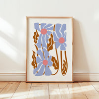 Abstract Flower Poster - Poster - Flower Poster