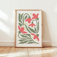 Abstract Flower Poster - Poster - Flower Poster