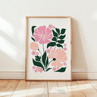 Abstract Flower Poster - Poster - Flower Poster
