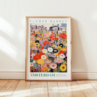 Amsterdam Flower Market Poster - Posters - Flower Poster