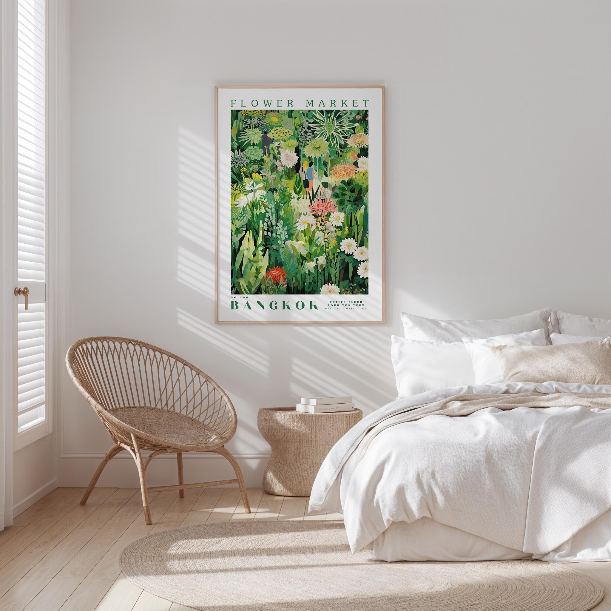 Bangkok Flower Market Poster - Poster - Flower Poster