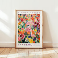 Bangkok Flower Market Poster - Posters - Flower Poster