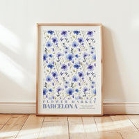 Barcelona Flower Market Poster - Posters - Flower Poster