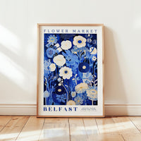 Belfast Flower Market Poster - Poster - Flower Poster