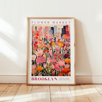 Brooklyn Flower Market Poster - Posters - Flower Poster