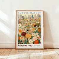 Central Park Flower Market Poster - Posters - Flower Poster