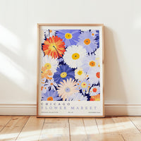 Chicago Flower Market Poster - Posters - Flower Poster