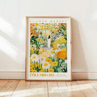 Columbia Road (London) Flower Market Poster - Posters - Flower Poster