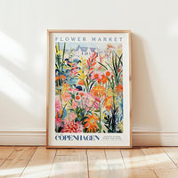 Copenhagen Flower Market Poster - Posters - Flower Poster