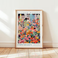 Copenhagen Flower Market Poster - Posters - Flower Poster