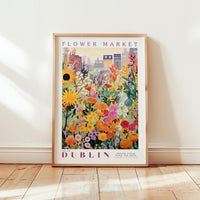 Dublin Flower Market Poster - Posters - Flower Poster