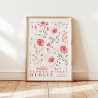 Dublin Flower Market Poster - Posters - Flower Poster