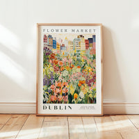Dublin Flower Market Poster - Posters - Flower Poster