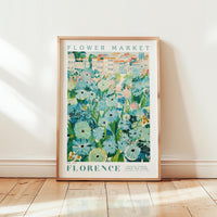 Florence Flower Market Poster - Posters - Flower Poster