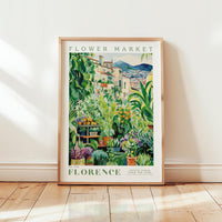 Florence Flower Market Poster - Posters - Flower Poster