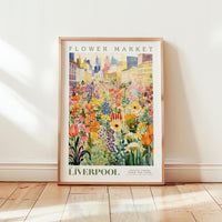 Liverpool Flower Market Poster - Posters - Flower Poster