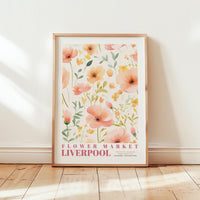Liverpool Flower Market Poster - Posters - Flower Poster