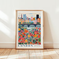 London Bridge Flower Market Poster - Posters - Flower Poster