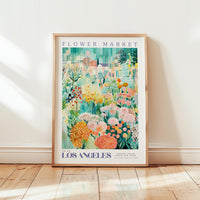 Los Angeles Flower Market Poster - Posters - Flower Poster