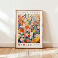 Madrid Flower Market Poster - Poster - Flower Poster