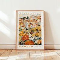 Madrid Flower Market Poster - Posters - Flower Poster