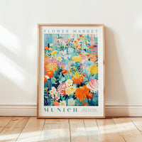 Munich Flower Market Poster - Poster - Flower Poster