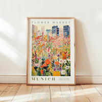 Munich Flower Market Poster - Posters - Flower Poster