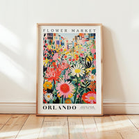 Orlando Flower Market Poster - Poster - Flower Poster