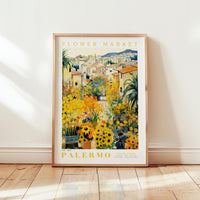 Palermo Flower Market Poster - Posters - Flower Poster