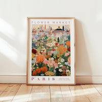 Paris Flower Market Poster - Posters - Flower Poster