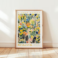 Reykjavik Flower Market Poster - Posters - Flower Poster