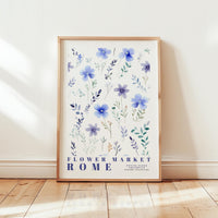 Rome Flower Market Poster - Posters - Flower Poster