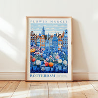 Rotterdam Flower Market Poster - Poster - Flower Poster