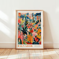 Salvador Flower Market Poster - Posters - Flower Poster