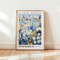 Stockholm Flower Market Poster - Posters - Flower Poster