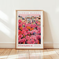 Stockholm Flower Market Poster - Posters - Flower Poster