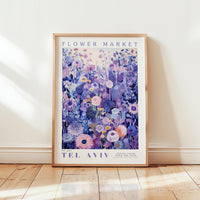 Tel Aviv Flower Market Poster - Poster - Flower Poster