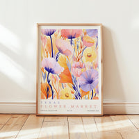 Texas Flower Market Poster - Posters - Flower Poster