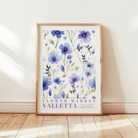 Valletta Flower Market Poster - Posters - Flower Poster
