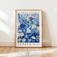 Venice Flower Market Poster - Posters - Flower Poster