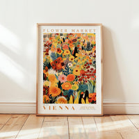 Vienna Flower Market Poster - Posters - Flower Poster
