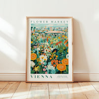 Vienna Flower Market Poster - Posters - Flower Poster