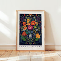 Whimsical Floral Pattern Poster - Poster - Flower Poster